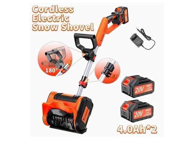 Accu sneeuwblazer - vouwbaar - 2accu's+lader - afbeelding 1 van  2