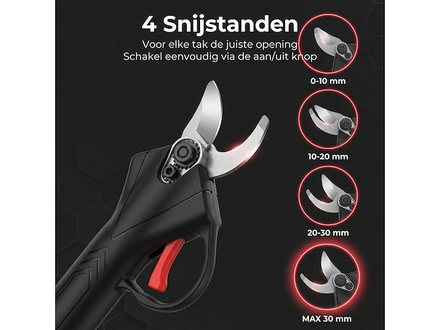 Accu snoeischaar 30mm - afbeelding 6 van  6
