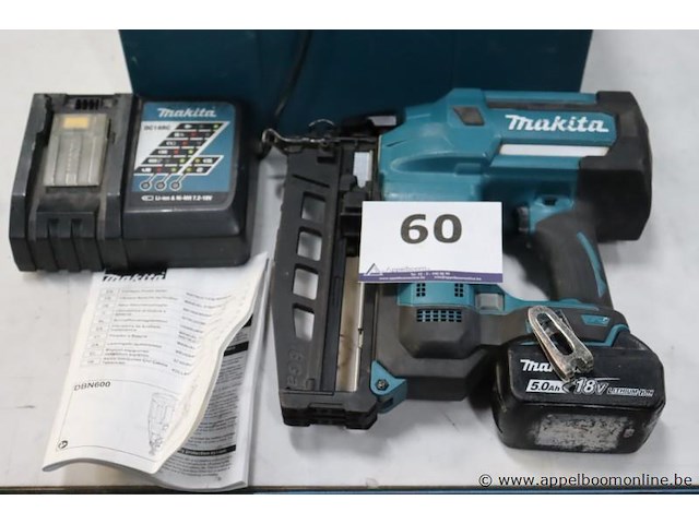 Accu spijkerschietpistool makita dbn600, werking niet gekend - afbeelding 1 van  3