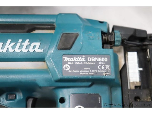 Accu spijkerschietpistool makita dbn600, werking niet gekend - afbeelding 3 van  3