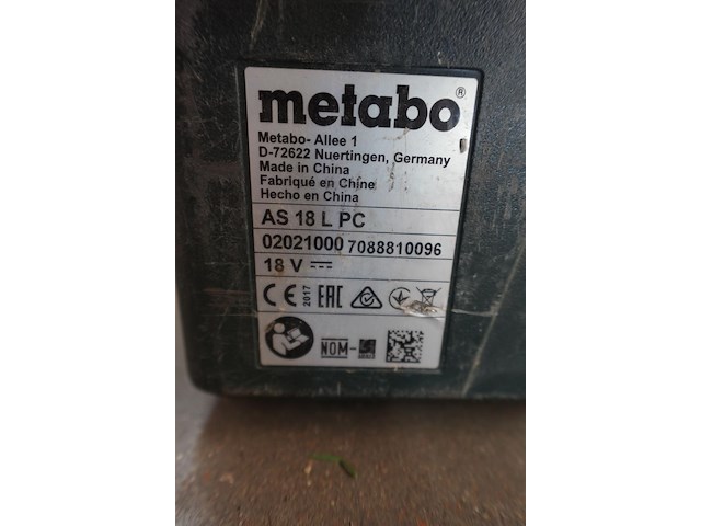 Accu stofzuiger metabo - afbeelding 6 van  6