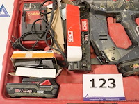 Accu tacker - senco - f-18 acculader - senco - coral - afbeelding 3 van  3