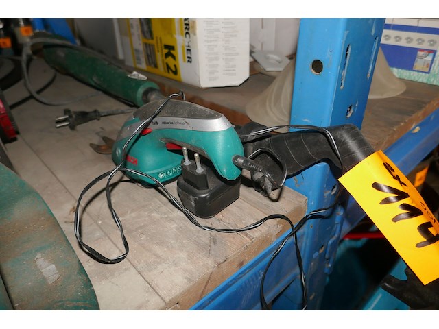 Accu tuinschaar + elektrische onkruidbrander - afbeelding 1 van  4