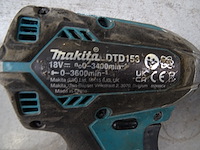 Accu vijsmachine + accu slagschroevendraaier + accu haakse slijper makita - afbeelding 4 van  4