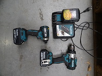 Accu vijsmachine + accu slagschroevendraaier makita - afbeelding 2 van  6