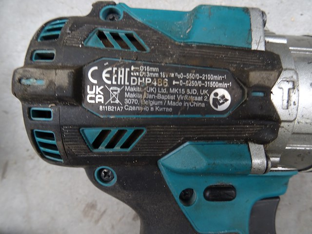 Accu vijsmachine + accu slagschroevendraaier makita - afbeelding 4 van  6