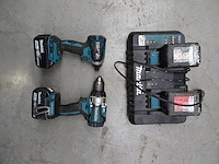 Accu vijsmachine + accu slagschroevendraaier makita - afbeelding 2 van  4