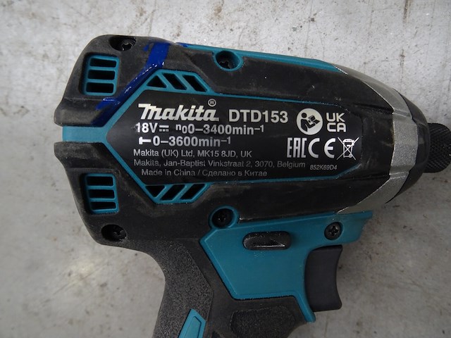 Accu vijsmachine + accu slagschroevendraaier makita - afbeelding 3 van  4