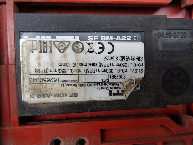Accu vijsmachine hilti - afbeelding 3 van  4