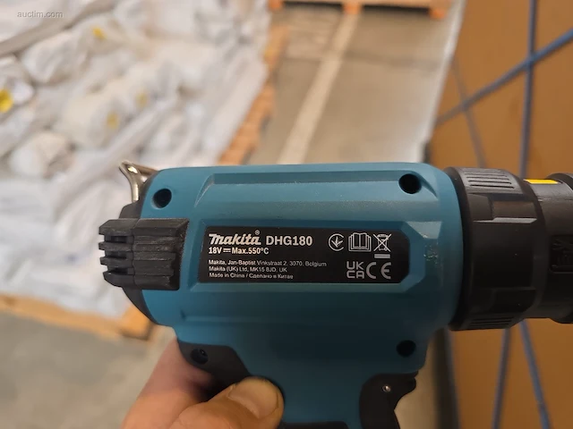 Accu warmteblazer makita dhg180 - afbeelding 4 van  6