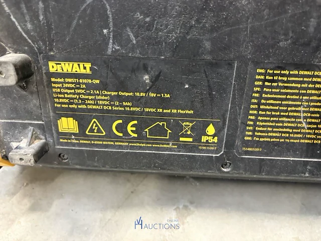 Accu werfradio dewalt dwst1-81078-qw - afbeelding 4 van  4