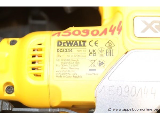 Accu wipzaag dewalt dc334 - afbeelding 3 van  3