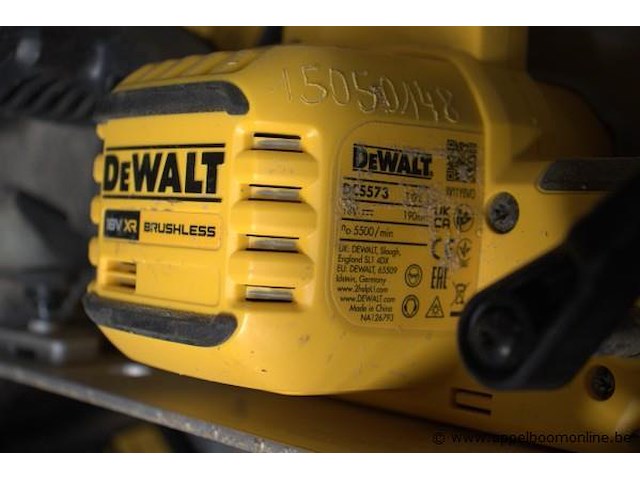 Accu wipzaag dewalt dc5573 - afbeelding 3 van  3