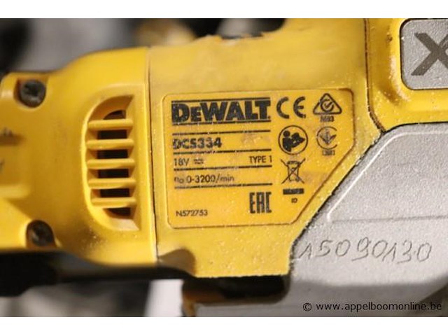 Accu wipzaag dewalt dcs334 - afbeelding 3 van  3