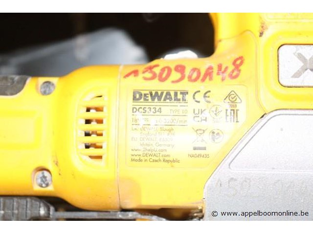 Accu wipzaag dewalt dcs334 - afbeelding 2 van  2