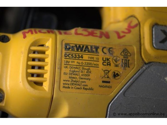 Accu wipzaag dewalt dcs334 - afbeelding 4 van  4