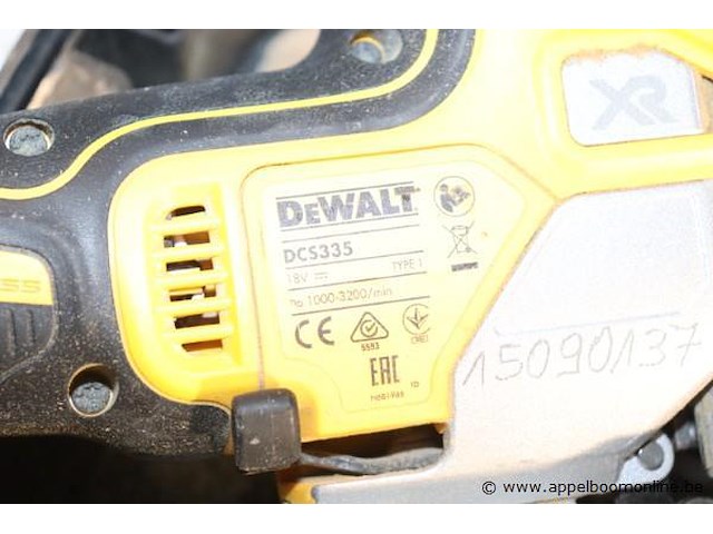 Accu wipzaag dewalt dcs335 - afbeelding 4 van  4