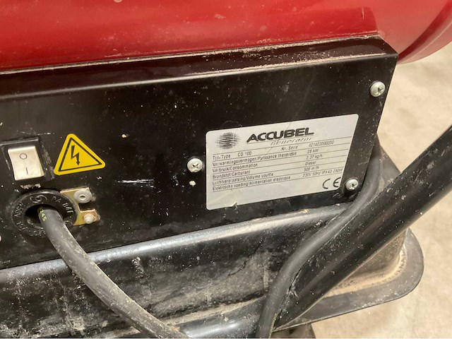 Accubel cd 100 warmtekanon - afbeelding 5 van  5