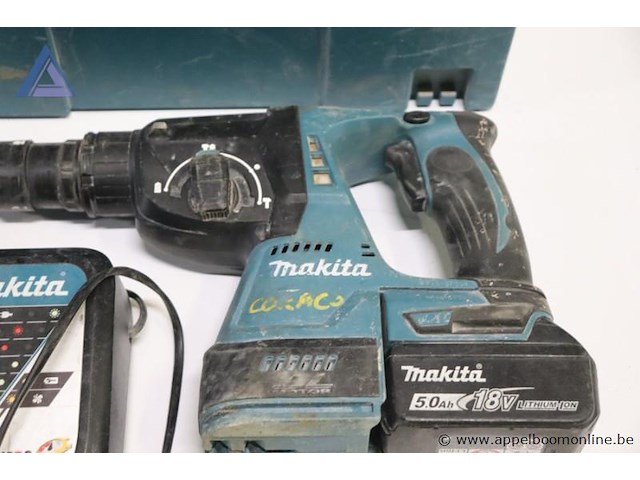 Accuboorhamer - makita acculader - makita - dc18rc - afbeelding 3 van  4