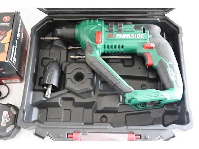 Accuboorhamer serie pabh 20 li x20v (met accu en oplader, in transportkoffer) - afbeelding 4 van  8