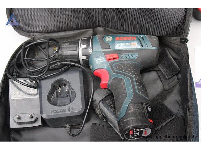Accuboormachine - bosch - gsr 12v-15 oplader - bosch toebehoren - bitjes, koffer haakse slijper - varo - powx0079 - afbeelding 2 van  4