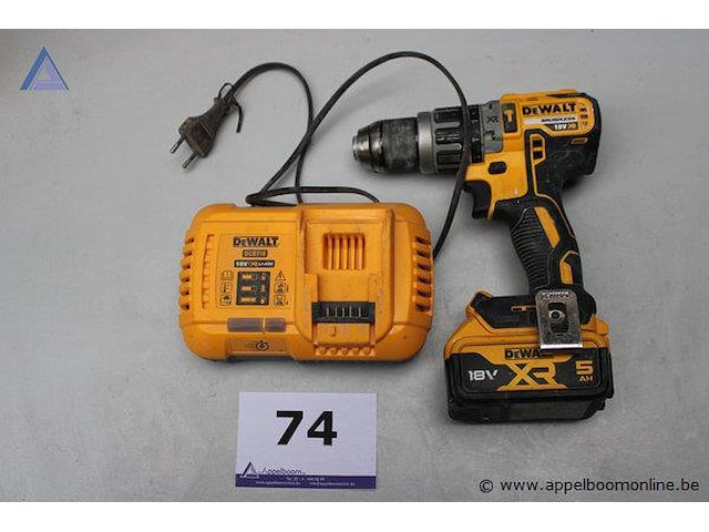Accuboormachine - dewalt - dcd996 oplader - dewalt - dcb118 - afbeelding 1 van  3