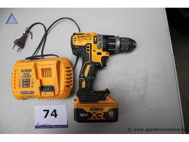 Accuboormachine - dewalt - dcd996 oplader - dewalt - dcb118 - afbeelding 2 van  3