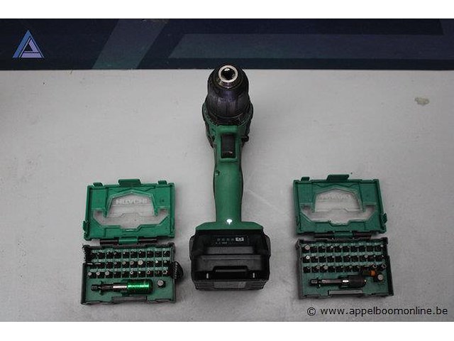 Accuboormachine - hikoki - 18v toebehoren - bitjes, opbergdozen - afbeelding 2 van  3