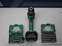 Accuboormachine - hikoki - 18v toebehoren - bitjes, opbergdozen - afbeelding 2 van  3