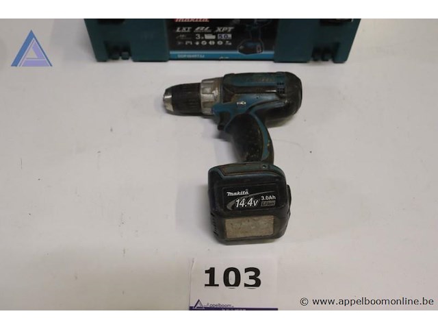 Accuboormachine - makita - 14.4v 3.0ah - afbeelding 1 van  2