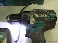 Accuboormachine - makita - ddf484 oplader - makita - dc18rc toebehoren - koffer, accu - afbeelding 3 van  4