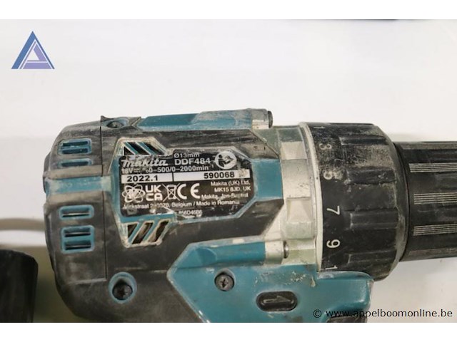 Accuboormachine - makita - ddf484 oplader - makita toebehoren - koffer - afbeelding 3 van  3