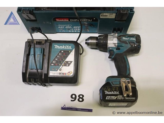 Accuboormachine - makita - dhp481 oplader - makita - dc18rc - afbeelding 1 van  3