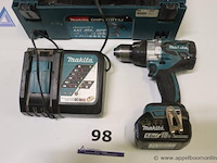 Accuboormachine - makita - dhp481 oplader - makita - dc18rc - afbeelding 1 van  3