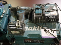 Accuboormachine - makita - dhp482 oplader - makita - dc18rc toebehoren - koffer - afbeelding 1 van  2
