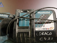 Accuboormachine - makita - dhp482 oplader - makita - dc18rc toebehoren - koffer - afbeelding 2 van  2