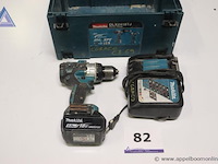 Accuboormachine - makita - dhp486 oplader - makita - dc18rc toebehoren - koffer