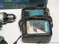 Accuboormachine - makita - dhp486 oplader - makita - dc18rc toebehoren - koffer - afbeelding 2 van  3