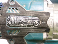 Accuboormachine - makita - dhp486 oplader - makita - dc18rc toebehoren - koffer - afbeelding 3 van  3