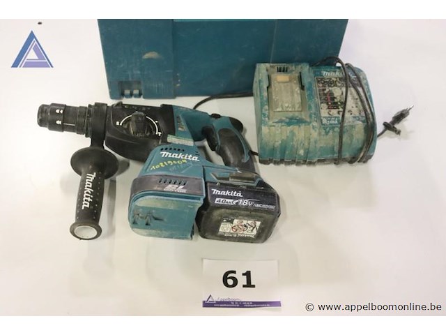 Accuboormachine - makita - dhr243 oplader - makita - dc18ra - afbeelding 1 van  3