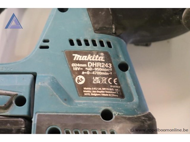 Accuboormachine - makita - dhr243 oplader - makita - dc18ra - afbeelding 3 van  3