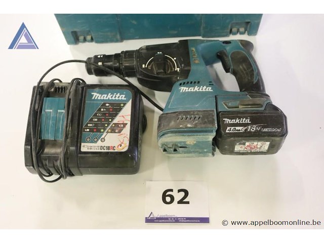 Accuboormachine - makita - dhr243 oplader - makita - dc18rc - afbeelding 1 van  1