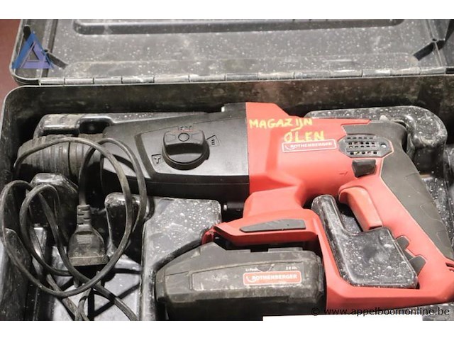 Accuboormachine - rothenberger oplader - rothenberger - li-ion power air cooled toebehoren - boren, koffer - afbeelding 2 van  3