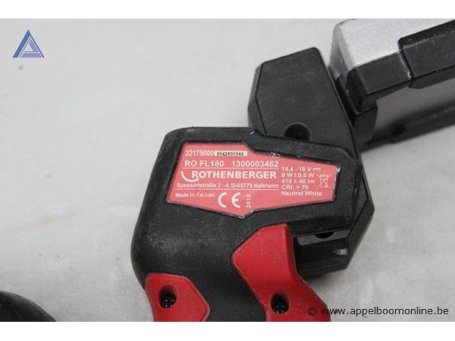 Accuboormachine - rothenberger zaklamp - rothenberger - led technology - afbeelding 2 van  2
