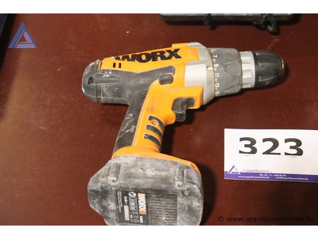 Accuboormachine - worx oplader - worx - afbeelding 2 van  3