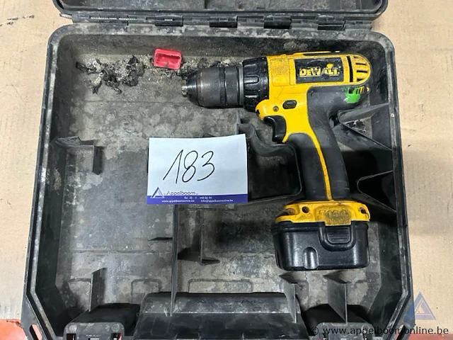 Accuboormachine dewalt dc732, inclusief accu en koffer. - afbeelding 1 van  2