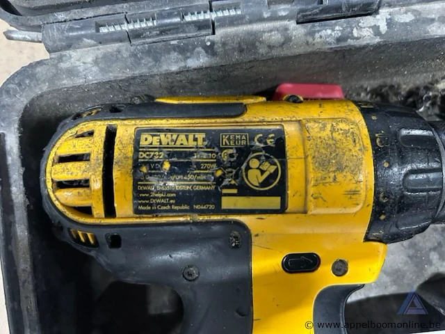 Accuboormachine dewalt dc732, inclusief accu en koffer. - afbeelding 2 van  2