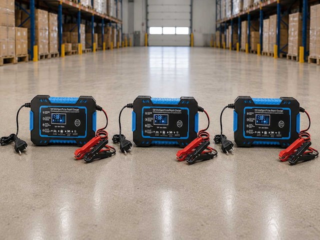 Acculader - 12v 4/6/8a 3 stuks (3x) - afbeelding 1 van  4