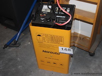 Acculader en starter, norauto, 01.30.430, 230v, 1.2kw laadvermogen, 6.0kw startvermogen, 12v/24v, werking niet gekend - afbeelding 1 van  2