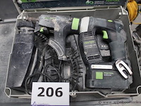 Accuschroefmachine - festool - dwc 18-4500 accuschroefmachine - festool - duradrive toebehoren - schroeven, opzetstukken - afbeelding 1 van  2